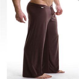 Yoga broek heren slaapbodems vrije tijd sexy slaapkleding voor mannen manview yoga lange broek slipjes ondergoed broek 274k