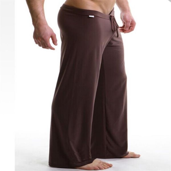 Pantalones de YOGA para hombre, ropa de dormir sexy de ocio para hombre, pantalones largos de yoga Manview, bragas, ropa interior, pantalones 268s