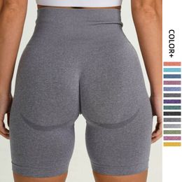 Pantalon de yoga pas de fil maladroit de la hanche à soulever sports Shorts serrés