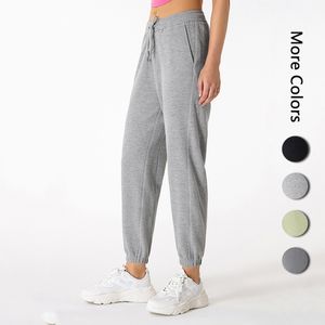 Yogabroek met logo joggingbroek vrouwelijke fitness sportbroek herfst winter hardloopcasual dance high taille broek training slanke fit broek bijgesneden jeans bc492