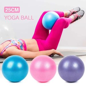 Yoga Pilates Ball Accessoires Équipement de fitness Entraînement pour exercice Ballon Roller Roller Sport Pregnball 25cm 240513
