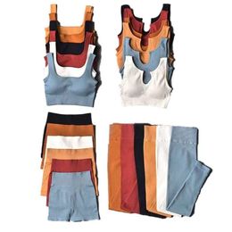 Yoga set hoogwaardige geribbelde sportkleding dames fitness sportkleding naadloze sportkleding lange mouwen sporten en fitness sportkleding