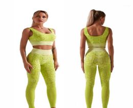 Ensemble De Yoga Ropa Deportiva Mujer Conjuntos De Mujer survêtement ensemble De Sport femmes Fitness vêtements De gymnastique Vetement Femme Roupas Femininas18029174