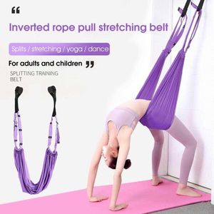 Yoga -strepen verstelbare lucht yoga -band stretchband hangmat swing hoge rekbare yoga accessoire lucht yoga touw j230225