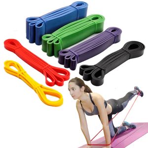 Yoga strepen elastische weerstandsband Oefening Expander Stretch Fitness Rubber Pull Up Assist Bands voor training Pilates Home Gym Workout 231104
