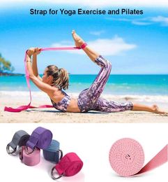 Stripes de yoga pour améliorer l'équilibre et la flexibilité Sangle de yoga pour l'exercice de yoga et les accessoires de fournitures de fitness Pilates 7007815