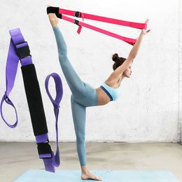 Yoga strepen yoga trekriem riem polyester latex elastische latijnse dans rekband lus lus yoga pilates gym fitnessoefeningen resistentiebanden j230225