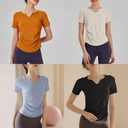 Yoga-pak T-shirt losse korte mouwen top voor professionele hardloopoefening Pilates Training en fitnesskleding van vrouwen voor vrouwen