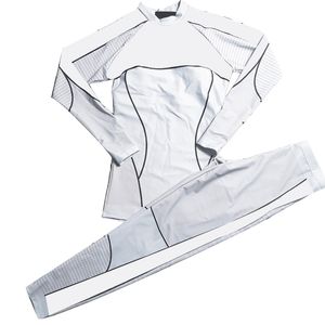 Yogapakken T-shirts Legging Trainingspakken voor dames Mode Letter Sportbroeken Panty's Outdoor Trui Tops Sportkleding