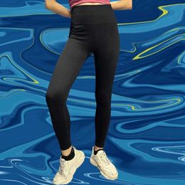 Pantalons épaissis de yoga pour femmes automne et hiver serré abdomen haute taille hanche soulevant sans gêne sport pêche fitn