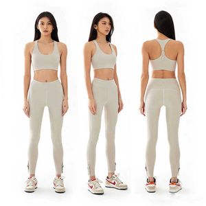 Yoga Tenues Gilet Leggings Ensemble En Forme De I Beau Dos Serré Sport Fitness Pantalon Gym Vêtements Femmes Sous-Vêtements Pantalon Sport Entraînement Costume