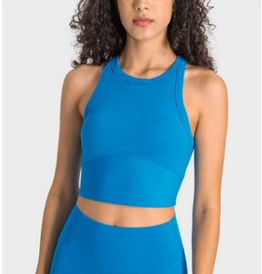 Yoga Vest Lu-001 Tops de réservoirs pour femmes Shock Proof Sports Bra Running Fitness Gym Cloths Lady Shirts Hot Sale