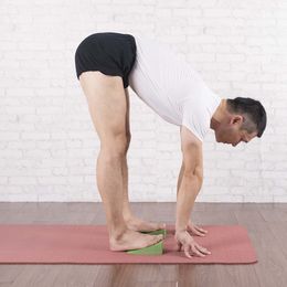 Tablas de inclinación del estiramiento de cuña de yoga los bloques de cuña de yoga de yoga. Plaz de la placa de la placa del pie del pie ejercicio del tablero pilates inclinado