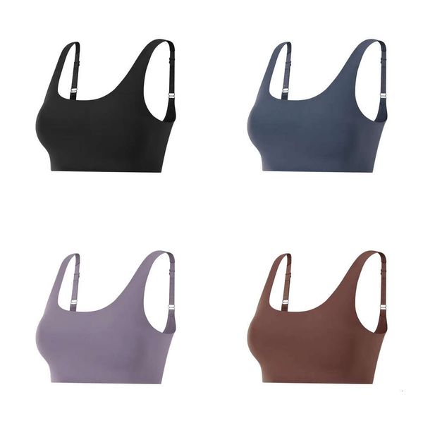 Yoga Women Bra Stractures et boucles à haute résistance Sous-vêtements Sports Top Sports Sports Sports avec tasses amovibles Sexy Vest L014