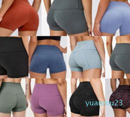 Yoga-Shorts für Damen, Leggings, Designer-Damen, Symbol, Workout, Fitnessstudio, einfarbig, Sport, elastisch, Fitness, Overa-Strumpfhose, Leggings