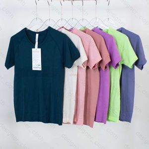 yoga femmes sport t-shirts portent Swiftlys Tech dames T-shirts à manches courtes évacuant l'humidité tricot haute élasticité fitness t-shirts de mode