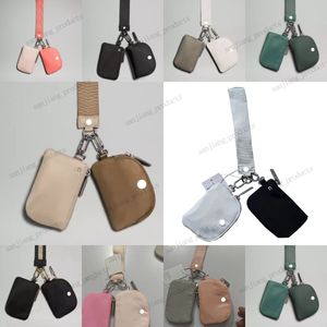 Yoga polsband Clutch Bag sleutelhanger portemonnee merk yoga tas gym tas mini designer munt portemonnee met afneembare ritswikkel rond polswacht portemonnee draagbare pocket zak dhl