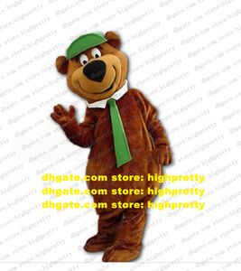 Yogi Bear Mascot Costume Cartoon Adult Cartoon Character Tesit Suit Upacara Penutupan Performance Costumes ZZ7791