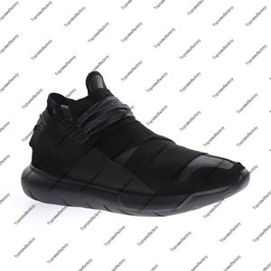 Yohji Qasa High Lux Triple Black Chaussures de course pour chaussures de sport Yamamoto pour hommes Baskets pour femmes Athlétisme pour hommes Boosts Baskets pour femmes BB4733