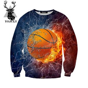 yojuly basketbal printen 3d sweatshirts grote kinderen kleding jongens meisjes tieners zomer mode tops kinderkleding op