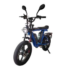 Yolin 52V Bike 20 "Fat Tire Off Road Ebike Double Motor 2000W 44AH Mountain Electric Bicycle pour les adultes Cycling E vélo