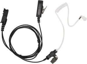 Yolipar Kit de surveillance oreillette XPR3300 à deux fils compatible avec radio Motorola XPR3300 XPR3500 XPR3300e XPR3500e talkie-walkie avec PTT