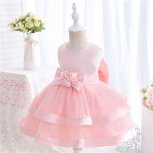 Yoliyolei Enfants Robe pour Filles Mignon Gâteau Enfant Vêtements Enfants Soirée Robe Vert Rouge Bleu Bébé Fille Vêtements pour 2-5Y G1218