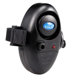 YOLO détecteur d'alarme de morsure de poisson en plein air avec indicateur LED sur canne à pêche alarme de morsure de pêche intelligente BT et détecteur de poisson