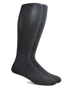 Yomandamor Hommes 4 paires sur le mollet chaussettes diabétiques/habillées super douces avec bout sans couture 240110