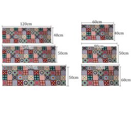 Yomdid 2pcs Mat de cocina Mat de cocina más barato alfombras modernas de la sala de estar Balcón Balcón Conjunto de alfombras de baño en el pasillo