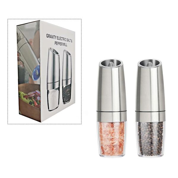 Yomdid Electric Pepper Grinder Salt and Pepper Grinder Spice Mill Molino de Pimienta Pepper Mill Accessoires de cuisine 1pc / 2pcs