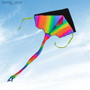 Yongjian vlieger kleurplaten voor kinderen volwassenen met 100m vlieger touw grote delta strandvit voor buitenspellen en activiteiten Y240416
