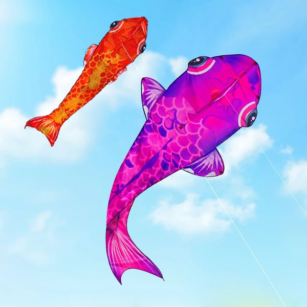 Yongjian grand tapis kite kite extérieur jouet koi fish kit adulte kit adulte kit adulte super grand jouet extérieur 240424