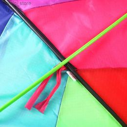 Yongjian Rainbow Umbrella Kite Kite Easy To Fly Delta Kites pour adultes ou enfants Cadeau d'anniversaire de jouet extérieur avec 100m Kite Line Y240416C61S