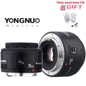 Yongnuo 35mm lens YN35mm F2.0 lens Wide angle Fixed/Prime Auto Focus Lens For Canon 600d 60d 5DII 5D 500D 400D 650D 600D 450D 240115