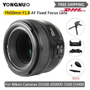 YONGNUO YN 50mm 8 objectif à mise au point fixe Auto AF grande ouverture pour appareils photo reflex numériques D3100 d5000D 5500 D3400 image parfaite 231226