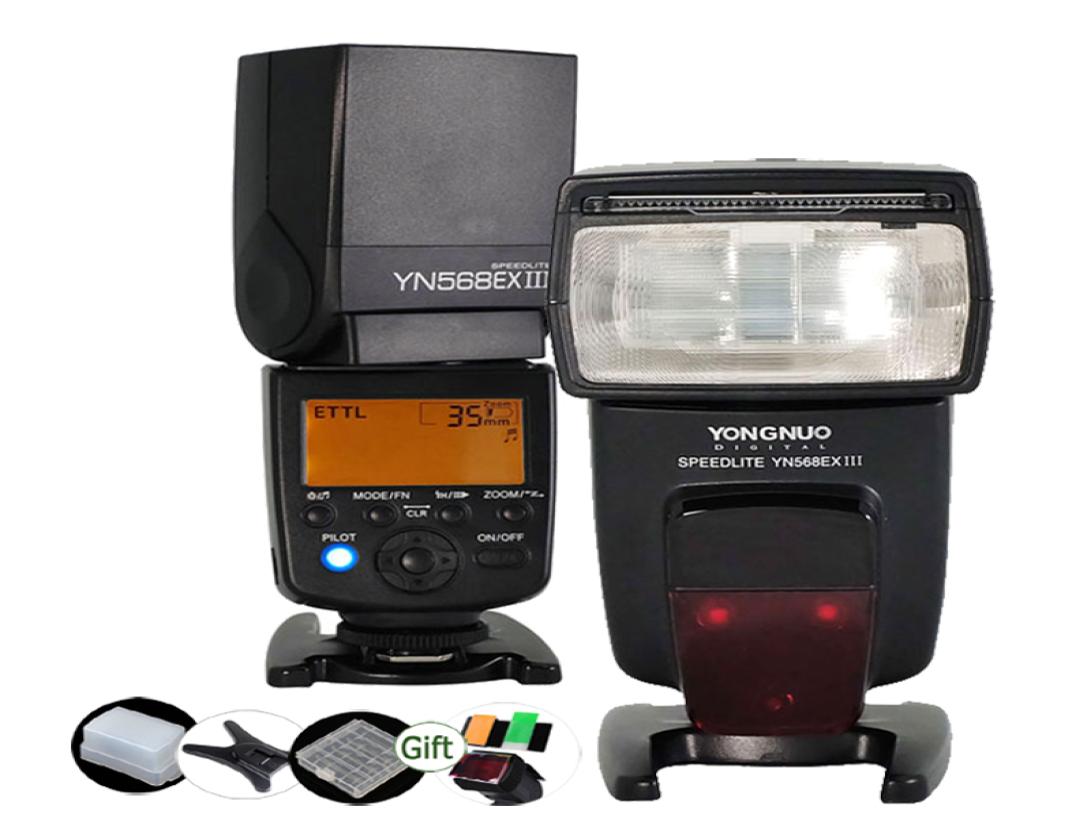 Yongnuo YN568EX III Speedlite GN58 TTL Kablosuz HSS 18000S Canon DSLR Kamera için Flash Işık 5D III IV 550D 60D 7D6831320