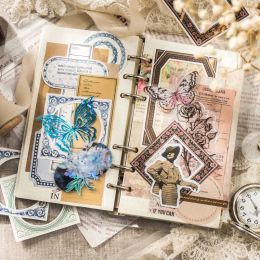 Yoofun 30Sheets Baroque Window Material Decorative Material Collage Collage Borders Fond Paper Scrapbooking Diary Frame Label Planner