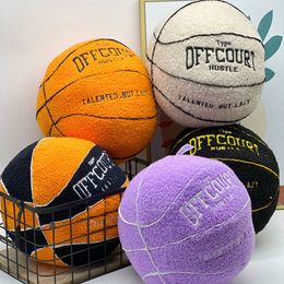 YORTOOB Almohada de Baloncesto Juguete de Peluche Múltiples Colores Regalo Suave y Divertido o Decoraciones para el hogar