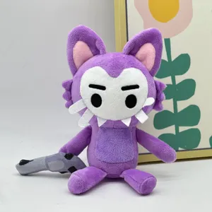 YORTOOB Super Skullcat Renard Violet Animal en Peluche Cadeau d'anniversaire Mignon pour Les Enfants