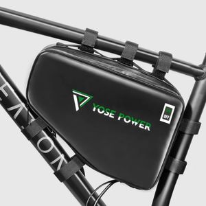 Yose Power Electric Bike Lithium Battery Sac imperméable Triangle Triangle Ebike Batterie Sac de rangement extérieur pour le vélo 240516