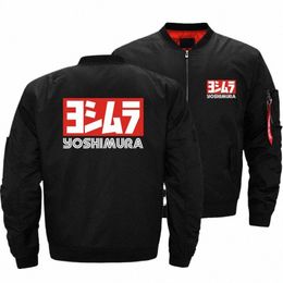 Yoshimura Japon Ma1 Bomber Jacket Pilote Vêtements d'extérieur pour hommes Manteau de vol Air 5XL Coupe-vent Veste de moto Parkas épais U3Fb #