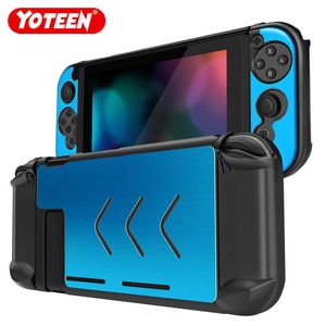 Yoteen pour Nintendo Switch couvercle de placage coque de protection avec boîtier de manette Joy-Con couleur en option