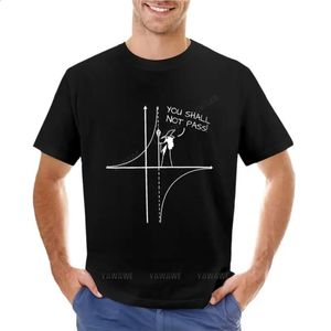 No deberás pasar divertido álgebra de matemáticas estudiantes profesores camiseta sudaderas camiseta hombre liso blanco camisetas hombres 240223