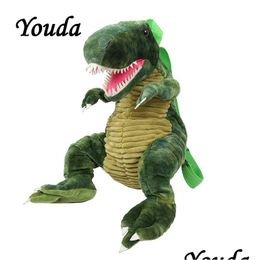 Youda Original en peluche poupée sac dessin animé cartable Garten garçon fille dinosaure forme sac à dos mignon enfants sacs à dos C1221 livraison directe Dhuho