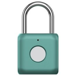 YODIAI SMART FINGERPRINT PADLOCK KITTY USB Opladen Keyless Lock voor Gym Deur Fietskoffer Vanaf Het is slechts een uur om op te laden en laatst