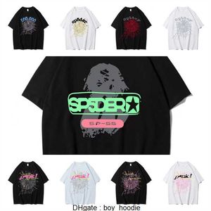 Young Thug 555 Sp5der Été Vintage T-shirts à manches courtes Homme Grande taille T-shirts Femmes T-shirt en coton Rock HipHop Rap Tops T-shirts surdimensionnés BAE9