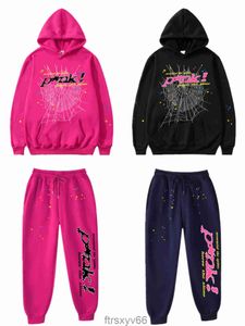 Young Thug Pink Sp5der 555555 Hombres Mujeres Sudadera con capucha Hot Spider Net Sudadera Web Graphic Sudaderas Jerseys con capucha para envío gratis 7J6J BGFI QC8L