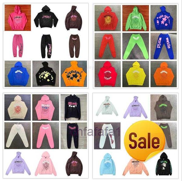 Young Thug Spider Hoodie Men Femmes 3d Web Foam Print Sp5der Music Album Loose Hooded 555555 Sweatshirts MJ0012 L6HE LP2A