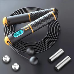 Youpin Digital Counting Wire Saumping Corde et Saute de corde sauteuse sans fil utilisé pour la boxe Perte de poids Perte à domicile Exercice 240425